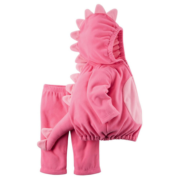 Carters Baby Girl Halloween Costume Pink Dinosaur - Picture 2 of 3